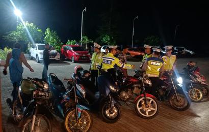 Cegah Balap Liar dan Knalpot Brong, Polresta Bengkulu Gelar KRYD Gabungan