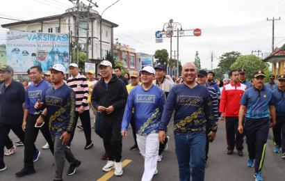 Kapolres Rejang Lebong Ikuti Car Free Day, Dibuka oleh Gubernur Bengkulu 