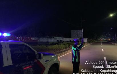 Sat Lantas Polres Kepahiang Gelar KRYD, Antisipasi Balapan Liar dan Penggunaan Knalpot Brong