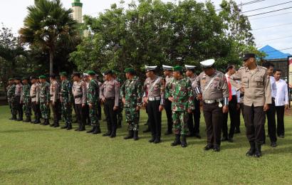 Polres Lebong Gelar Apel Gabungan TNI-Polri