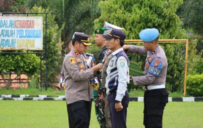 Wakapolres Kepahiang Pimpin Apel Gelar Pasukan Operasi Keselamatan Nala 2023