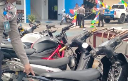 Terlibat Balap Liar, 10 Motor Ditahan Selama 3 Bulan di Polres Bengkulu Utara