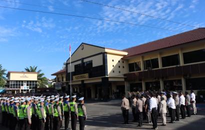 Pimpin Apel Gabungan, Kapolresta Bengkulu Tabuh Genderang Perang Terhadap Kejahatan 3C
