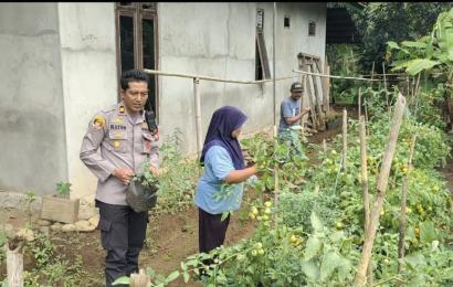 Polsek Kerkap Sambang Taman Pangan Lestari