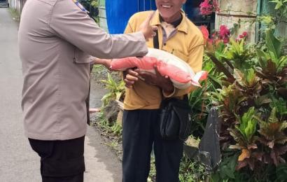 Peduli Sesama, Polres Kepahiang Polda Bengkulu Gelar Baksos
