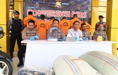 Ops Musang Nala I 2023, Polres Lebong Tangkap 3 Orang TO dan 3 Non TO