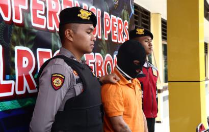 Polres Lebong Amankan Pemuda dengan 2 Paket Ganja