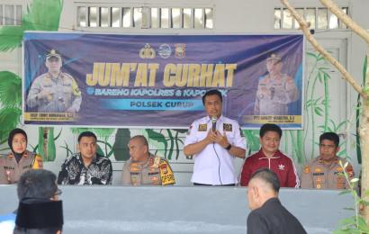 Jumat Curhat, Kapolres Rejang Lebong dan Ketua DPRD