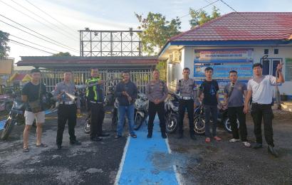 Satlantas Polres Lebong Tilang 8 Kendaraan Berknalpot Brong