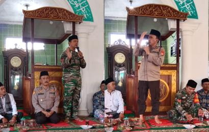 Kompak, TNI-Polri Jadi Penceramah Tabligh Akbar di Rejang Lebong