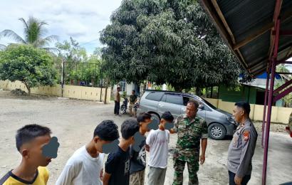 Tindak Lanjut  Jumat Curhat, Polsek Seginim Bina 7 Pelajar
