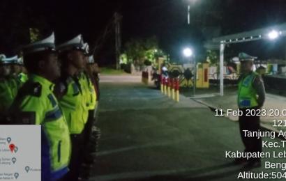 Polres Lebong Apel Bersama Tindak Pelaku Balap Liar dan Kendaraan Berknalpot Brong