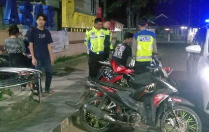 Operasi Gabungan, Polres Lebong Amankan 7 unit Kendaraan Berknalpot Brong