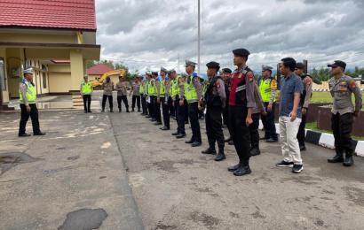 Cipta Kondisi Ops Keselamatan Nala 2023, Satlantas Polres Bengkulu Tengah Berburu Knalpot Brong