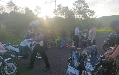 Ops Keselamatan Nala, Polres Lebong Tindak 11 Unit Kendaraan 