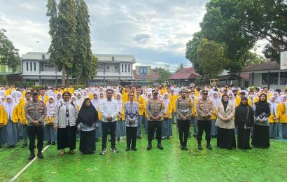 Kapolres Rejang Lebong Beri Arahan Kepada Ratusan Pelajar SMAN I Rejang Lebong