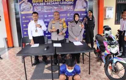 Polres Rejang Lebong saat press release