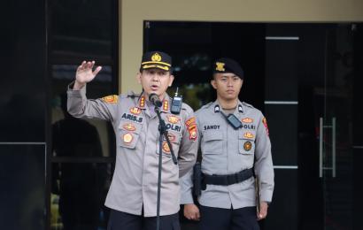 Pimpin Apel Pagi, Kapolresta Bengkulu Tekankan Atensi Kapolri