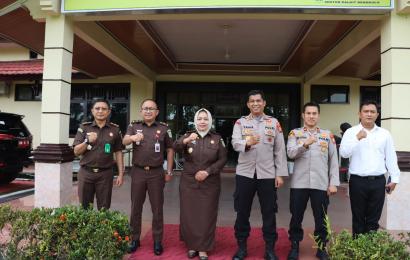Sambut Kunjungan Kajari, Kapolres Kepahiang Sampaikan Siap Kerjasama Lebih Baik Lagi