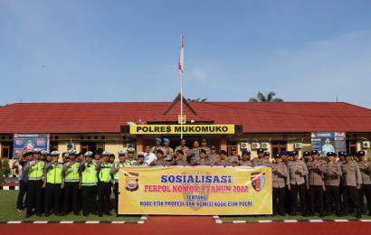 Bid Propam Polda Bengkulu Sosialisasikan Pembinaan Etika Polri di Polres Mukomuko