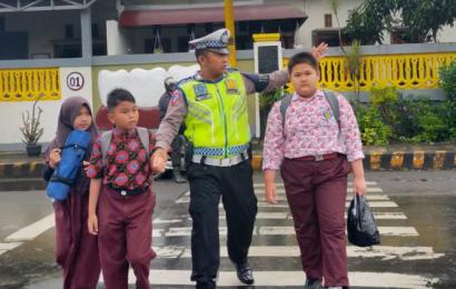 Strong Point Pagi, Wujud Nyata Pelayanan Satlantas Polres Kepahiang Kepada Masyarakat
