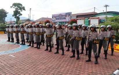 Polres Rejang Lebong Gelar Latihan Fungsi Sat Samapta