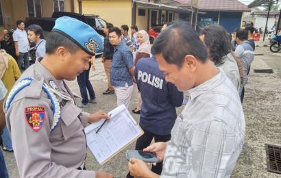 Antisipasi Judi Online, HP Anggota Polres Bengkulu Utara di Cek Propam