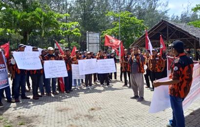 Kantor MPW Pemuda Pancasila Didemo Anggota, Minta Plt Ketua Diganti