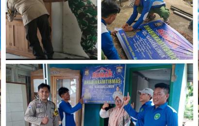 Didukung Warga Kandang Limun, Dibangun Rumah Bhabinkamtibmas untuk "Problem Solving" dan "Restoratif Justice"