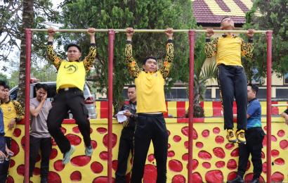 Polres Lebong Laksanakan Kesamaptaan Jasmani Berkala Semester I TA 2023