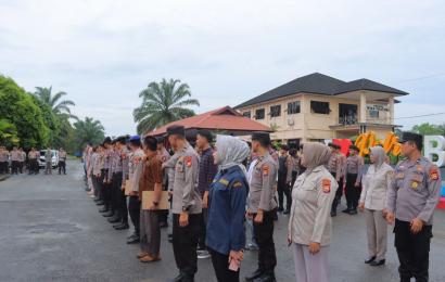 Persiapan Amankan Unras, Polres Bengkulu Selatan Siagakan 53 Personel
