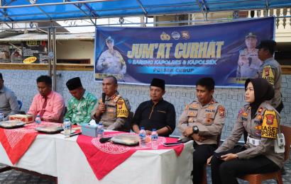 Tampung Aspirasi Masyarakat, Polres Rejang Lebong Gelar Jumat Curhat