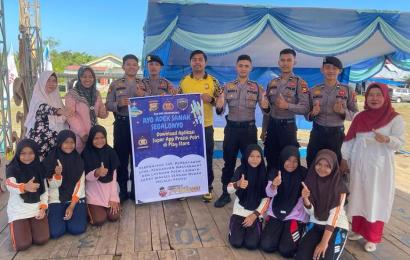 Polres Mukomuko Gencarkan Sosialisasikan Polri Super APP