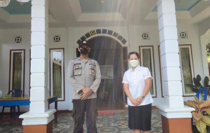 Polsek Giri Mulya Jaga Keamanan Jemaah Beribadah di Gereja