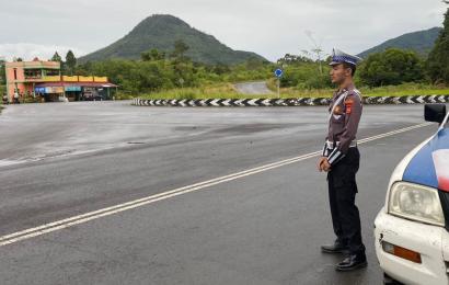 Antisipasi Balap Liar, Satlantas  Polres Lebong Patroli di Jalur Dua Perkantoran