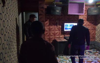 Polsek Curup Razia Tempat Hiburan dan Warung Jual Miras
