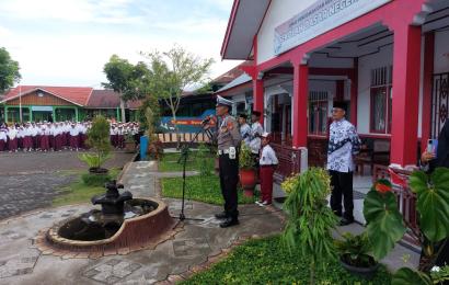 Police Goes To School, Polres Kepahiang Ajarkan Tertib Lantas Sejak Usia Dini