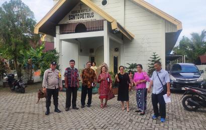 Polres Bengkulu Selatan berikan rasa aman untuk ibadah Minggu di Gereja