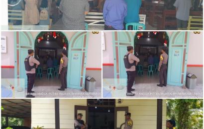 Kapolsek Maje Sambang Monitoring Mingguan Ibadah Umat Kristiani