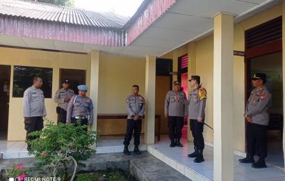 Cek Kesiapan Pelayanan Publik, Kapolresta Bengkulu Sidak Polsek Muara Bangkahulu