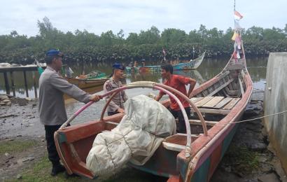 Sat Polairud Rutin Patroli di Wilayah Perairan Mukomuko