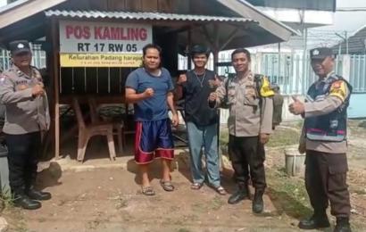 Blusukan dengan Pengeras Suara, Bhabinkamtibmas Polresta Bengkulu Sampaian Imbauan Waspada 3C