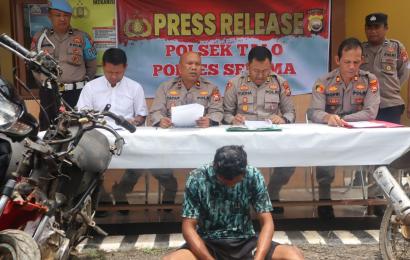 Polres Seluma saat press release