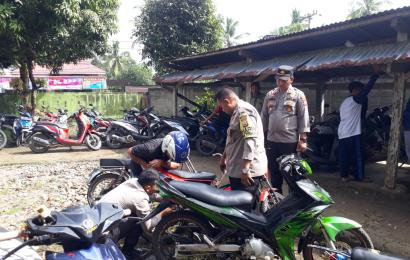 Polsek Lubuk Pinang Tertibkan Kendaraan Pelajar 