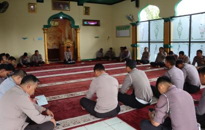 Tingkatkan Karakter Anggota, Polres Kepahiang Gelar Binrohtal
