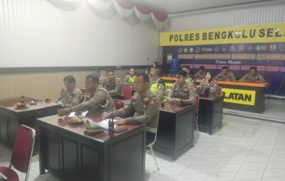 Zoom Meeting Polri Belajar, Polres BS  Pahami Blind Spot 