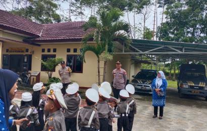 Polsek Kabawetan Terima Kunjungan Anak-Anak PAUD Kartini