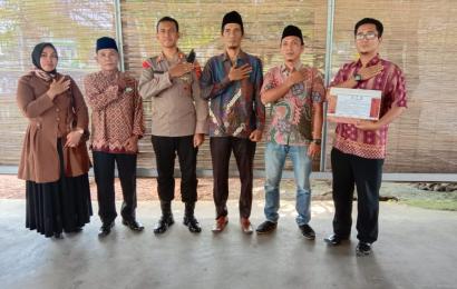 Kapolres Kaur Bersama Cakades PAW Deklarasi Pilkades Damai