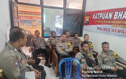 10 Orang Bhabinkamtibmas Polres Bengkulu Selatan Ikuti Pelatihan Virtual Gelombang III 