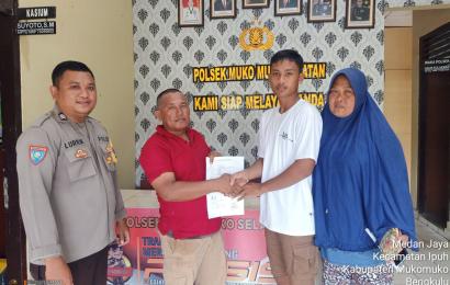 Dimediasi Bhabinkamtibmas, Kasus Lakalantas di Mukomuko Berakhir Damai